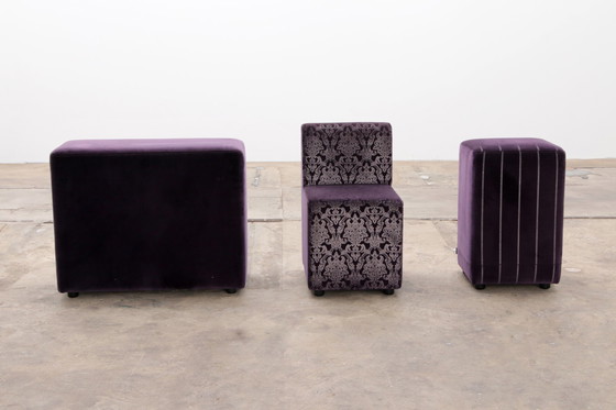 Image 1 of Johanson Velvet Modular Set - Perfect for Hotel or Waiting Room