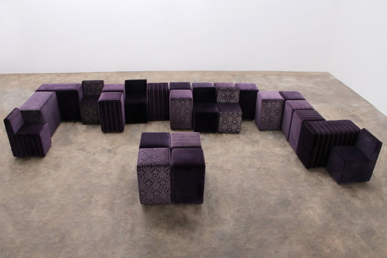 Image 1 of Johanson Velvet Modular Set - Perfect for Hotel or Waiting Room