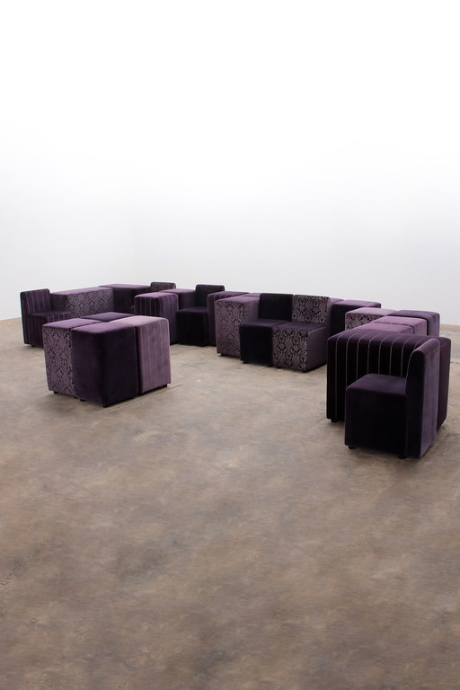 Johanson Velvet Modular Set - Perfect for Hotel or Waiting Room