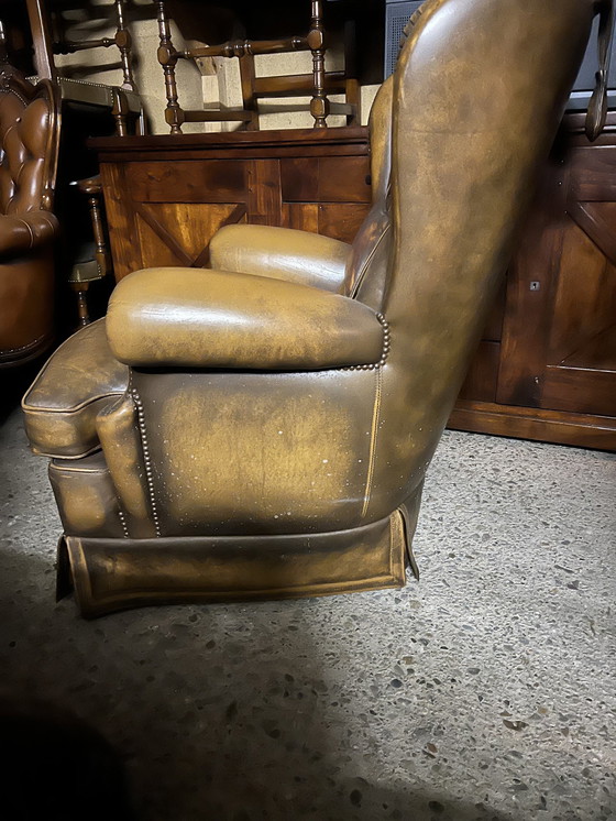 Image 1 of Chesterfield Leather Armchair