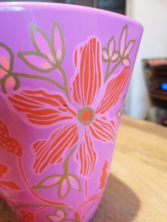 Image 1 of Hand-painted Vase Fantasy Flower