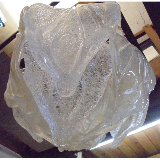 Image 1 of Lampadario vintage in vetro di Murano di Novaresi, 1980