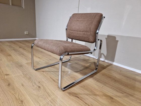 Image 1 of Sedia Vintage - Marrone - Tessuto - Design