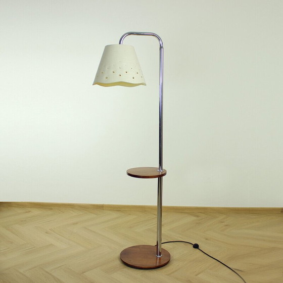 Image 1 of Vintage functionalist floor lamp by Jindrich Halabala, Czechoslovakia 1930