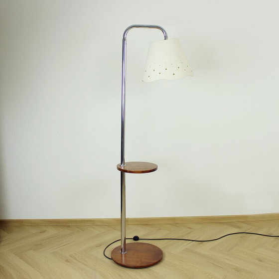 Image 1 of Vintage functionalist floor lamp by Jindrich Halabala, Czechoslovakia 1930