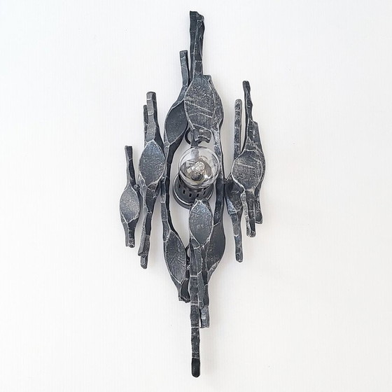 Image 1 of Vintage Brutalist wall lamp, 1970