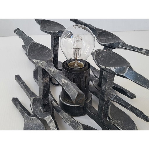 Vintage Brutalist wall lamp, 1970