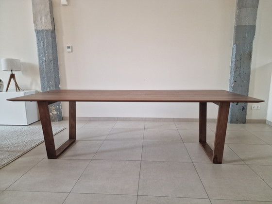 Image 1 of Dining Table, Walnut Wood