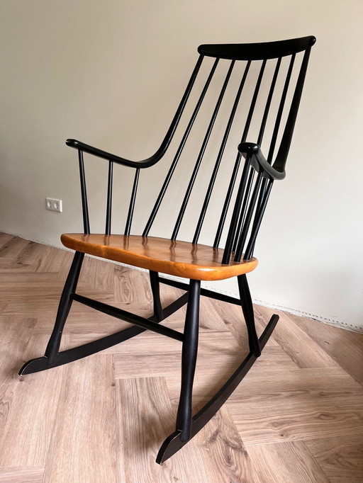 Nesto Wooden Rocking Chair By Lena Larsson