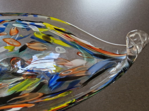 Murano Bowl Confetti Glass