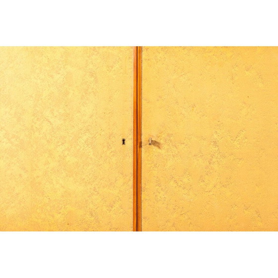 Image 1 of Vintage credenza with double conical legs, 1940