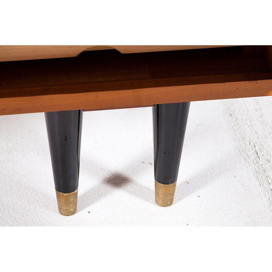 Image 1 of Vintage credenza with double conical legs, 1940