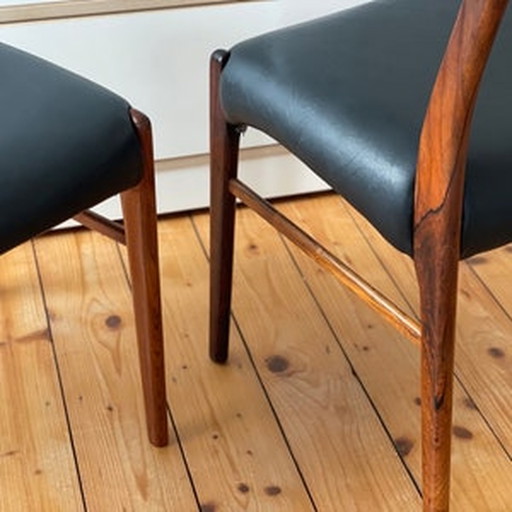 6x Rio Rosewood Chairs by Arne Wahl Iversen