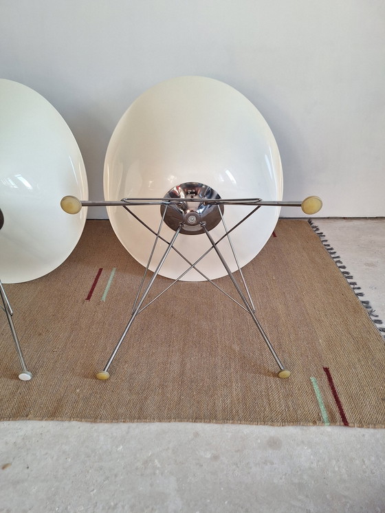 Image 1 of Kartell Eros Eiffel Tower Legs Chair By Philippe Starck, 2 Pieces