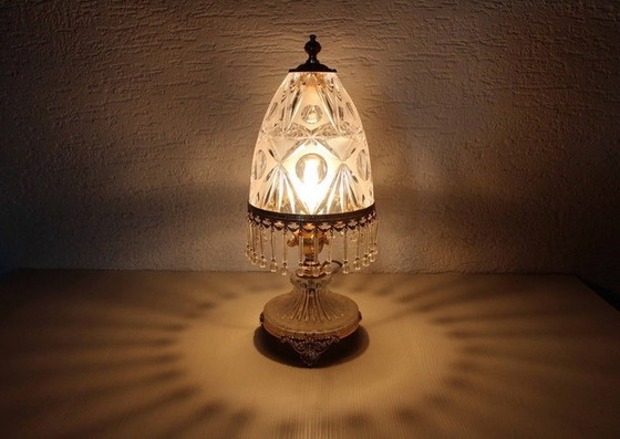 Image 1 of Cre Art Italy Crystal Table Lamp