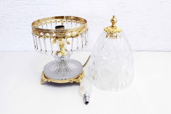 Image 1 of Cre Art Italy Crystal Table Lamp