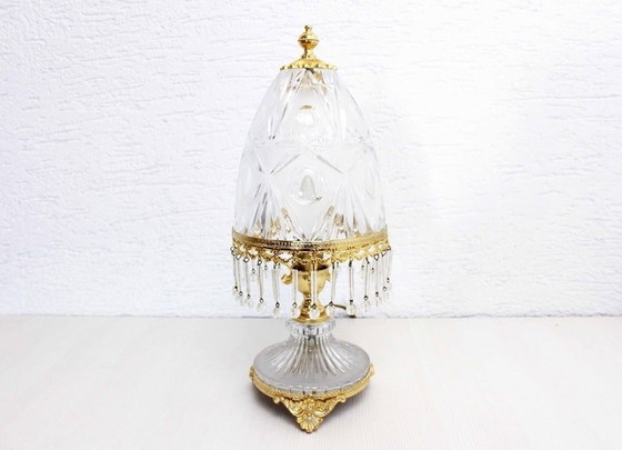 Image 1 of Cre Art Italy Crystal Table Lamp