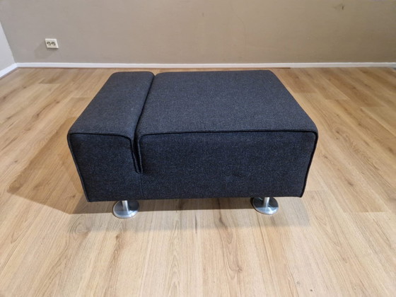 Image 1 of Design On Stock Blizz - Armchair - Hocker - Black - Wool Fabric