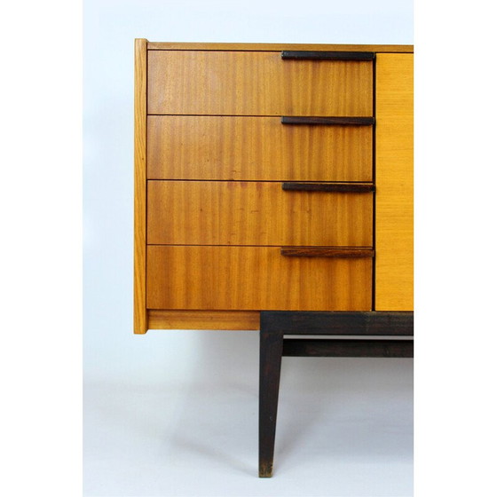 Image 1 of Vintage mahogany sideboard for Up Zavody, Czechoslovakia 1970