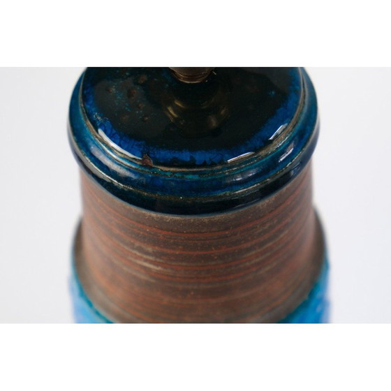 Image 1 of Vintage stoneware table lamp by Nils Kähler for Herman A. Kähler, Denmark 1960