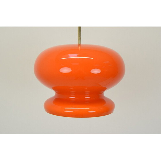 Image 1 of Lampada a sospensione in vetro vintage, Cecoslovacchia 1960