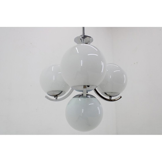 Image 1 of Vintage Art Deco chandelier, Czechoslovakia 1930