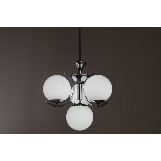 Image 1 of Vintage Art Deco chandelier, Czechoslovakia 1930