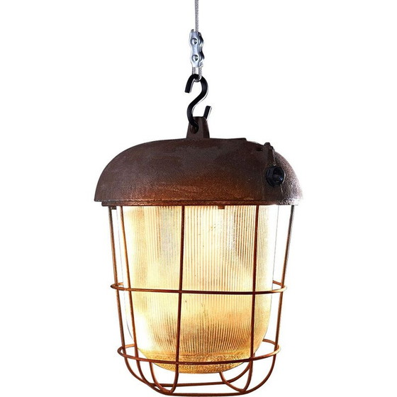 Image 1 of Vintage OS-300 P raw Industrial lamp