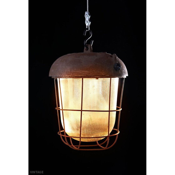 Image 1 of Vintage OS-300 P raw Industrial lamp