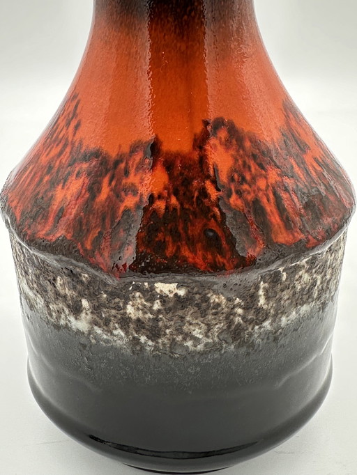 Vase d'Allemagne de l'Ouest Fat Lava Dümler & Breiden