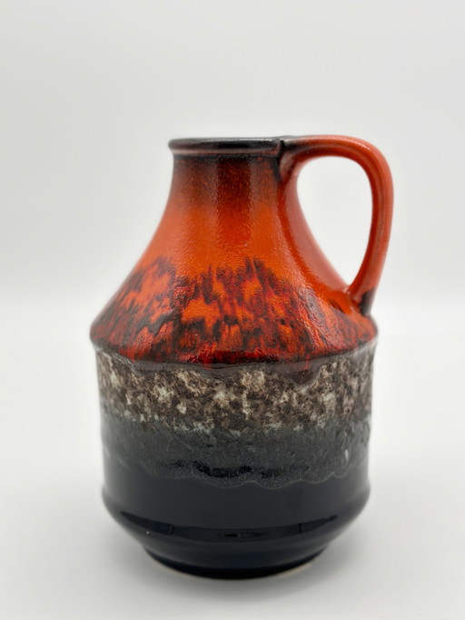 Vase d'Allemagne de l'Ouest Fat Lava Dümler & Breiden