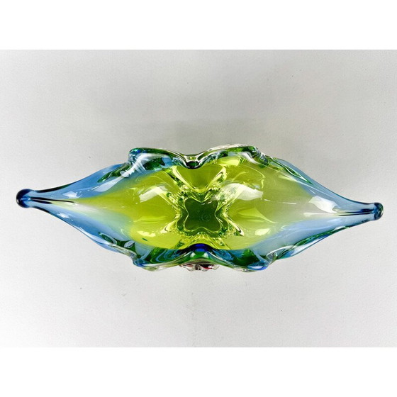 Image 1 of Vintage Art glass bowl by Josef Hospodka for Chribska Glassworks, 1960s