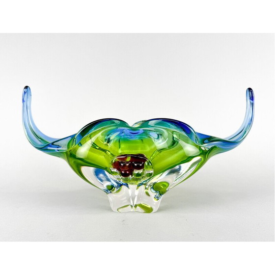 Image 1 of Vintage Art glass bowl by Josef Hospodka for Chribska Glassworks, 1960s