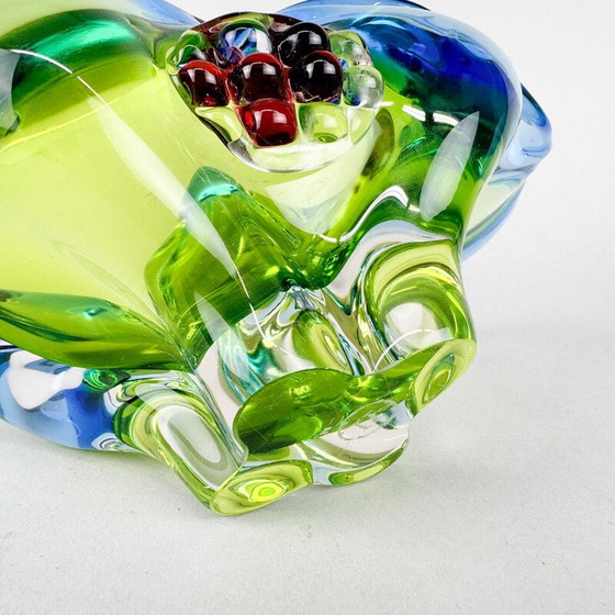 Image 1 of Vintage Art glass bowl by Josef Hospodka for Chribska Glassworks, 1960s