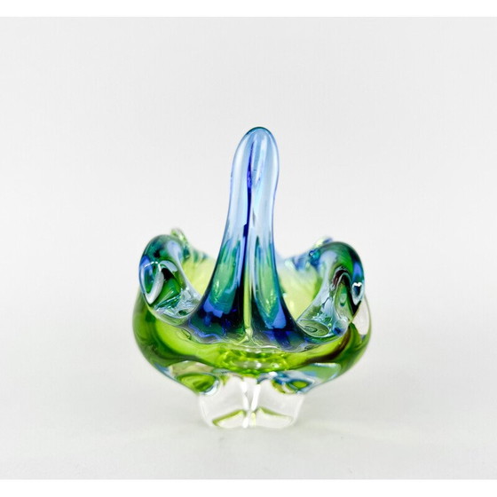 Image 1 of Vintage Art glass bowl by Josef Hospodka for Chribska Glassworks, 1960s