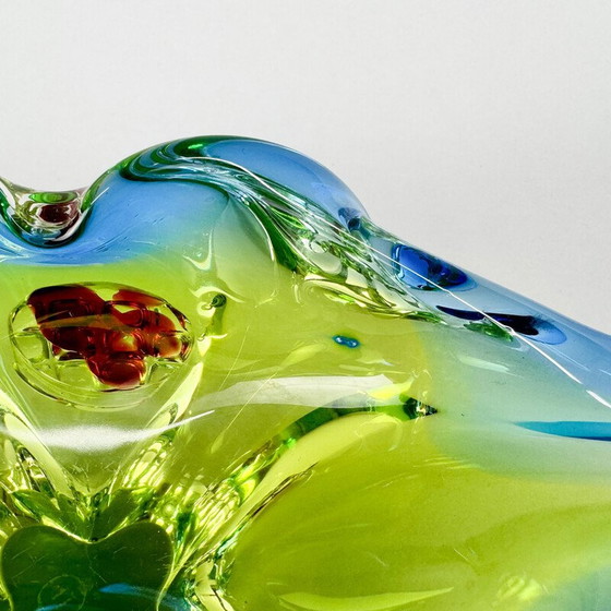 Image 1 of Vintage Art glass bowl by Josef Hospodka for Chribska Glassworks, 1960s
