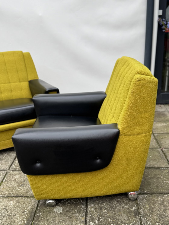 Image 1 of Pair Of Mcm Space Age Lounge Chairs