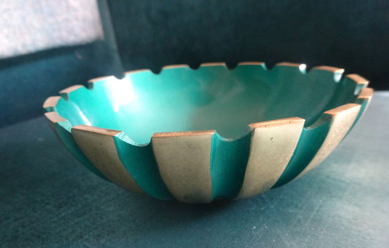 Image 1 of Maurice Ascalon Bowl Bronze Enamel