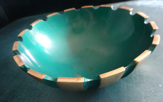 Image 1 of Maurice Ascalon Bowl Bronze Enamel