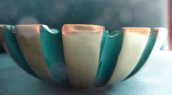 Image 1 of Maurice Ascalon Bowl Bronze Enamel