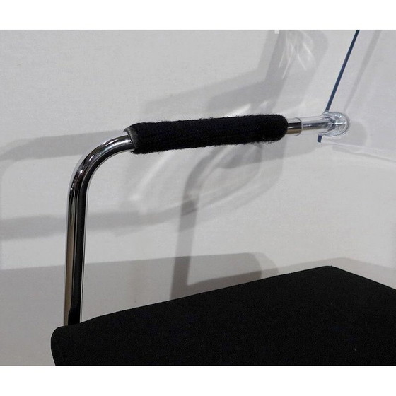 Image 1 of Vintage chrome-plated metal office chair