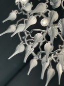 Brand van Egmond Hollywood Glass White Chandelier D80