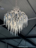 Brand van Egmond Hollywood Glass White Chandelier D80