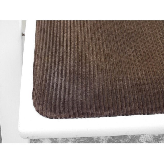 Image 1 of Pair of vintage Trieste chairs in wood and velvet by Jacober Aldo and D'Aniello for Bazzani Itaky, 1970