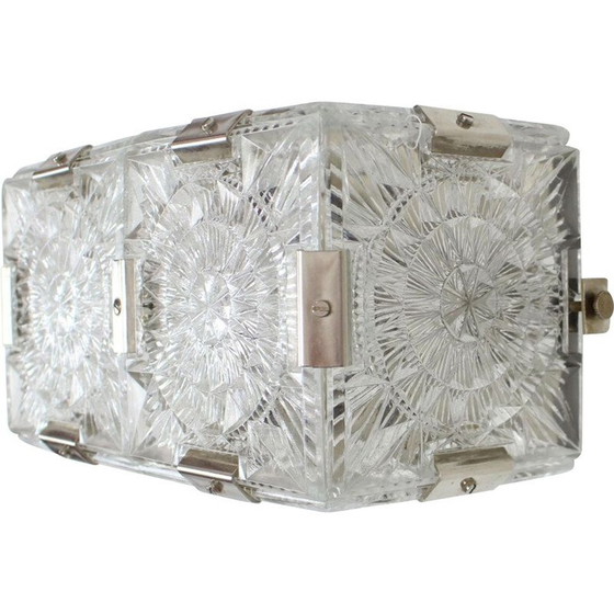 Image 1 of Vintage metal wall lamp by Kamenický Šenov, Czechoslovakia 1970