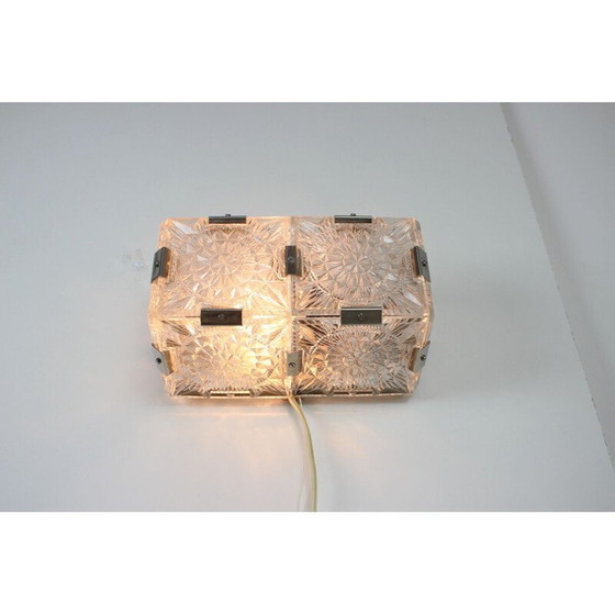 Image 1 of Vintage metal wall lamp by Kamenický Šenov, Czechoslovakia 1970