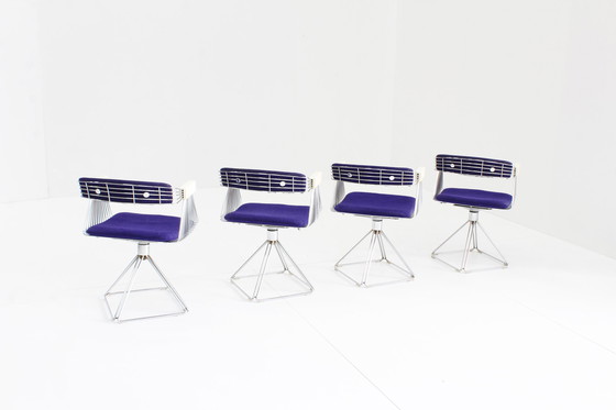 Image 1 of Rudi Verelst Delta dining room chairs and table Novalux, 1974, Set of 5