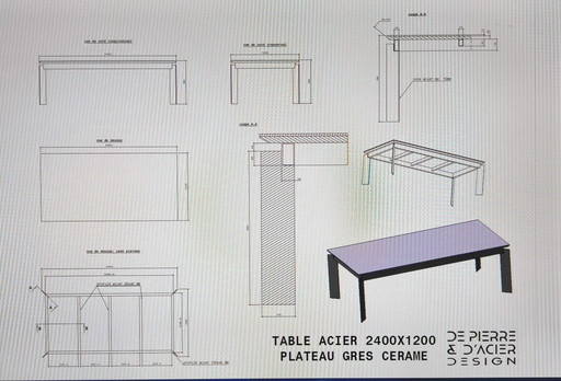 De Pierre Dacier Design Dining Table