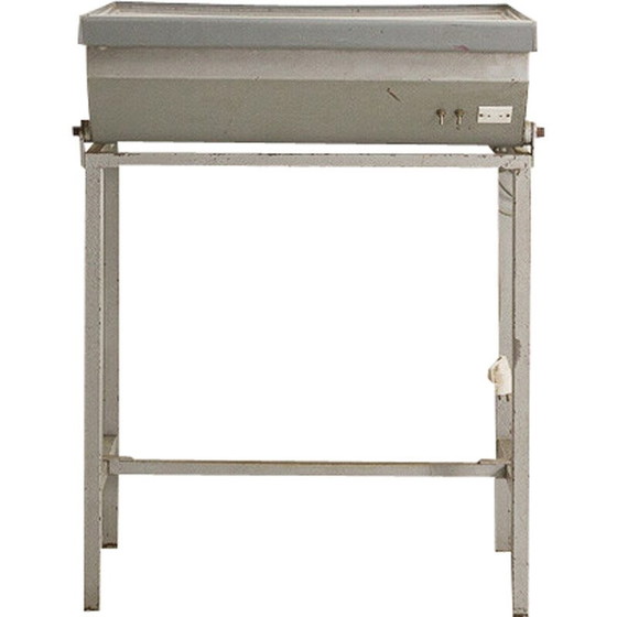Image 1 of Vintage metal tiltable drawing table