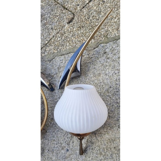 Image 1 of Pair of vintage wall lamps by Arlus, 1950